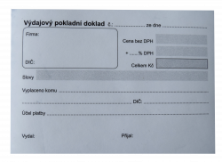 Výdajový pokladničný doklad A6