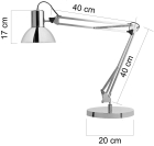 Unilux - Stolová lampa Unilux Success chrómová