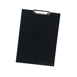 Herlitz - Podložka s klipom A4 čierna