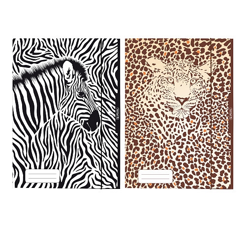 Herlitz - Dosky s gumou A4 Animal Print