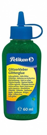 Pelikan - Lepidlo glitrové 60ml tmavo-zelené