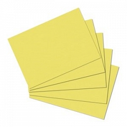 Herlitz - Karty do kartotéky, A6, čisté