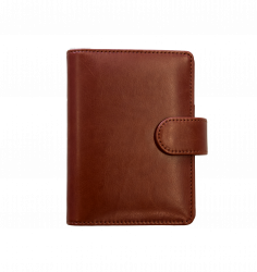 Obal na krúžkový diár a poznámkový blok A7, hnedý