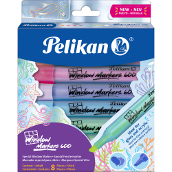Pelikan - Fixy na okno 8ks Pelikan