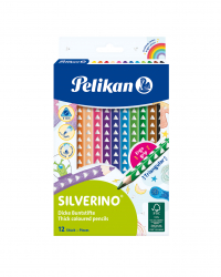 Pelikan - Pastelky Silverino silné 12 ks