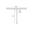 Unilux - Lampa stolná Unilux Strata čierna