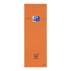 Oxford - Zápisník Oxford Orange 7,4 x 21 cm/80 listov, štvorčekový
