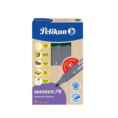 Pelikan - Popisovač permanentný 711 zelený