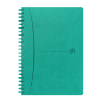Blok špirálový Oxford Signature A5/80 listov, linajkový, zelený