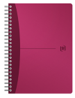 Oxford - Blok špirálový Oxford Urban A5/50 listů, štvorčekový, mix