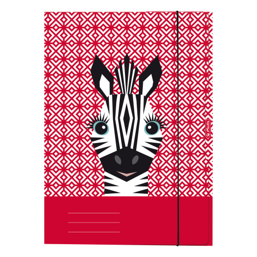 Dosky s gumou A4, Zebra, Cute animals