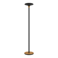 Lampa stojaca Unilux Baly Bamboo čierna