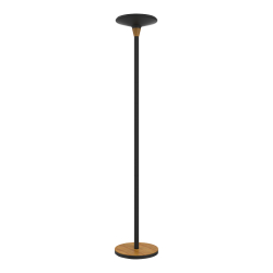 Unilux - Lampa stojaca Unilux Baly Bamboo čierna