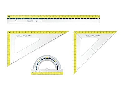 Herlitz - Sada pravítok pre geometriu