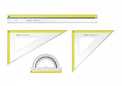 Herlitz - Sada pravítok pre geometriu