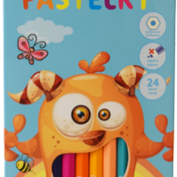 Farebné pastelky, príšerka