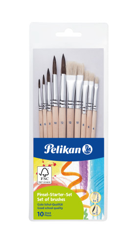 Pelikan - Sada 10ks štetcov