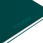 Oxford - Blok špirálový Oxford International Notebook A4+/80 listov, štvorčekový, zelený