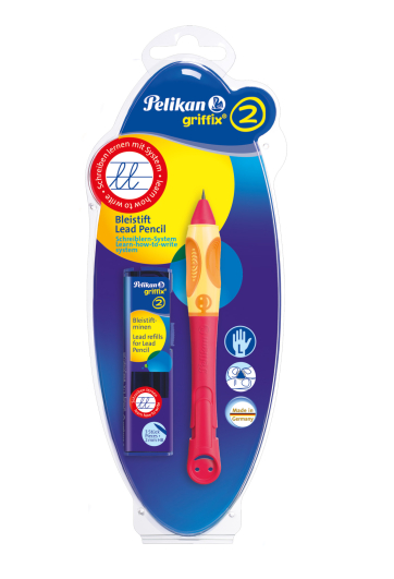 Pelikan - Ceruzka Griffix 2 pre ľavákov, červená