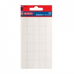 Herlitz - Etikety kancelárske biele 19x12mm