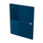 Oxford - Blok špirálový Oxford International Notebook A4+/80 listov, linajkový, petrolejový