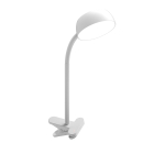 Unilux - Lampa s klipom Unilux Samy biela