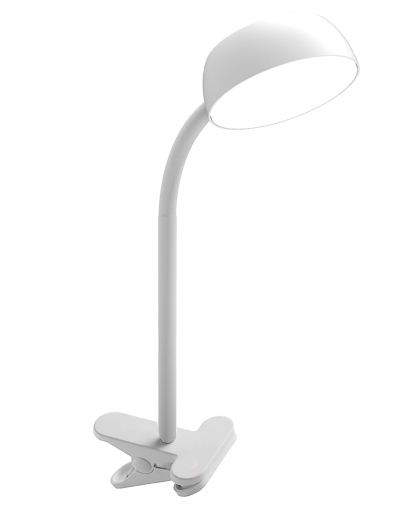 Unilux - Lampa s klipom Unilux Samy biela