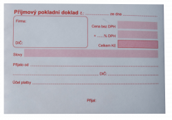 Doklad prijmový pokladničný A7