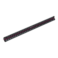 Pravítko pomerové LINEX 30 cm, hliníkové