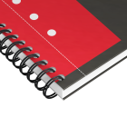 Oxford - Blok špirálový Oxford International Notebook A5+/80 listov, štvorčekový, sivý