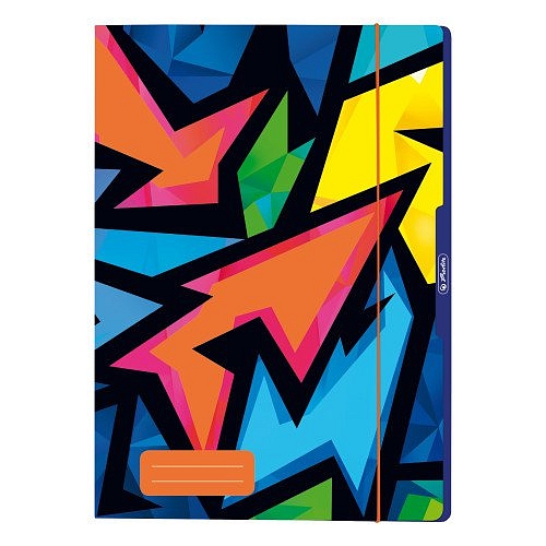 Herlitz - Dosky s gumou A4, NEON ART