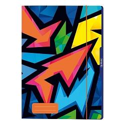 Herlitz - Dosky s gumou A4, NEON ART