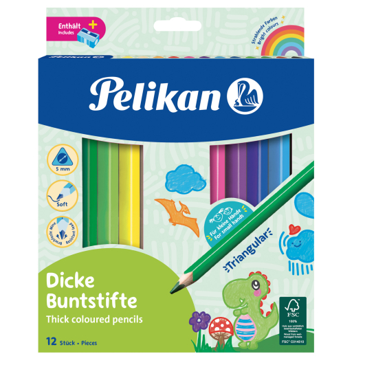 Pelikan - Pastelky 12 farieb