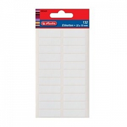 Herlitz - Etikety kancelárske biele 34x12mm