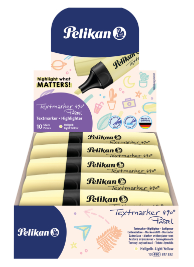 Pelikan - Zvýrazňovač 490 Pastelový žltý