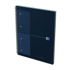 Oxford - Blok špirálový Oxford International Notebook A4+/80 listov, štvorčekový, modrý