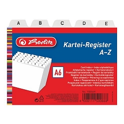 Herlitz - Register do kartotéky A6 A-Z