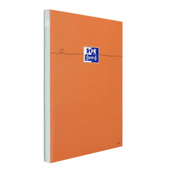 Blok poznámkový Oxford A4/80 listy, štvorček Orange