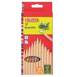 Herlitz - Pastelky 12ks, Prírodné